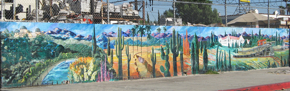 Fletcher Drive Mural, Los Angeles