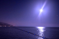 Super Moon August 2014 Over Malibu, California