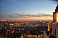 Griffith Observatory Sunset Panorama
