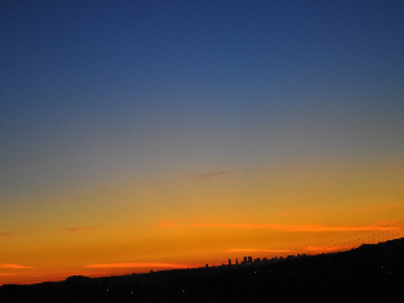 Sunset over the Westside