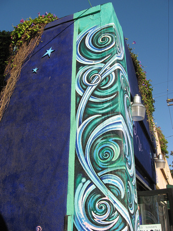 Blue Mural