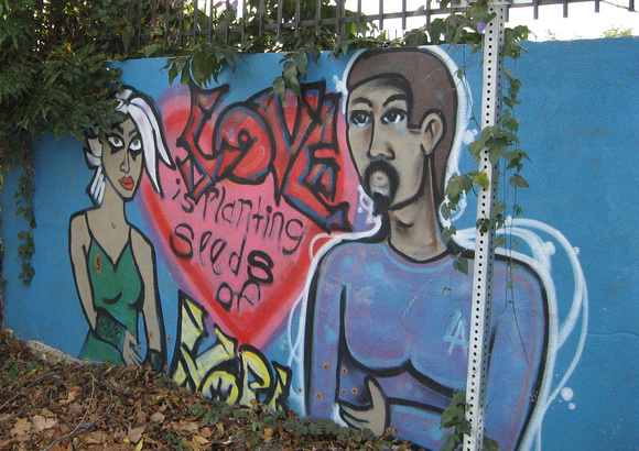 Love Mural, York Boulevard, Los Angeles