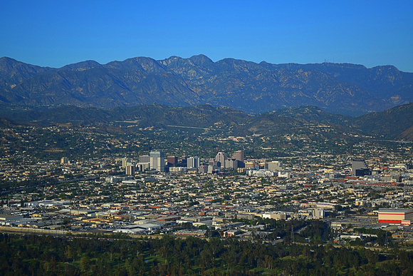 Glendale Pano From Griffith Park